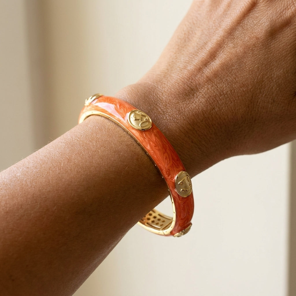 Equestrian Bangle worn