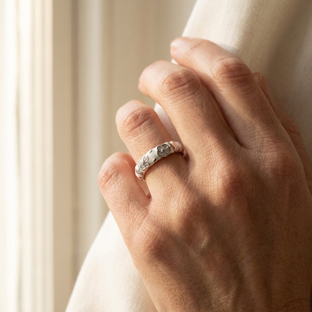 Flowers By Orly Stackable Ring worn