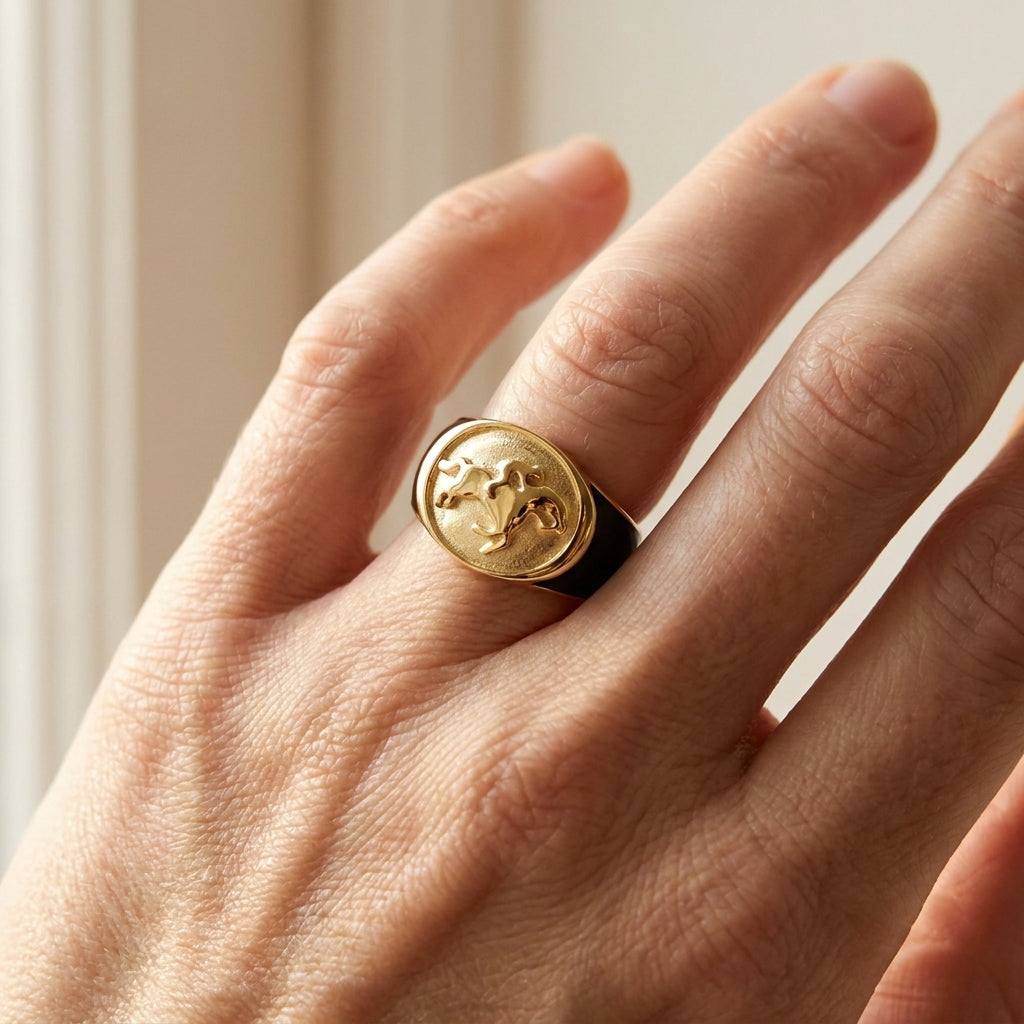 Equestrian Ring worn