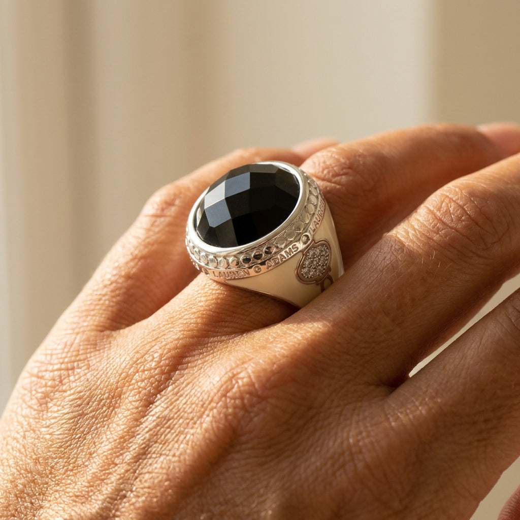 Dragon Lady Cocktail Ring worn